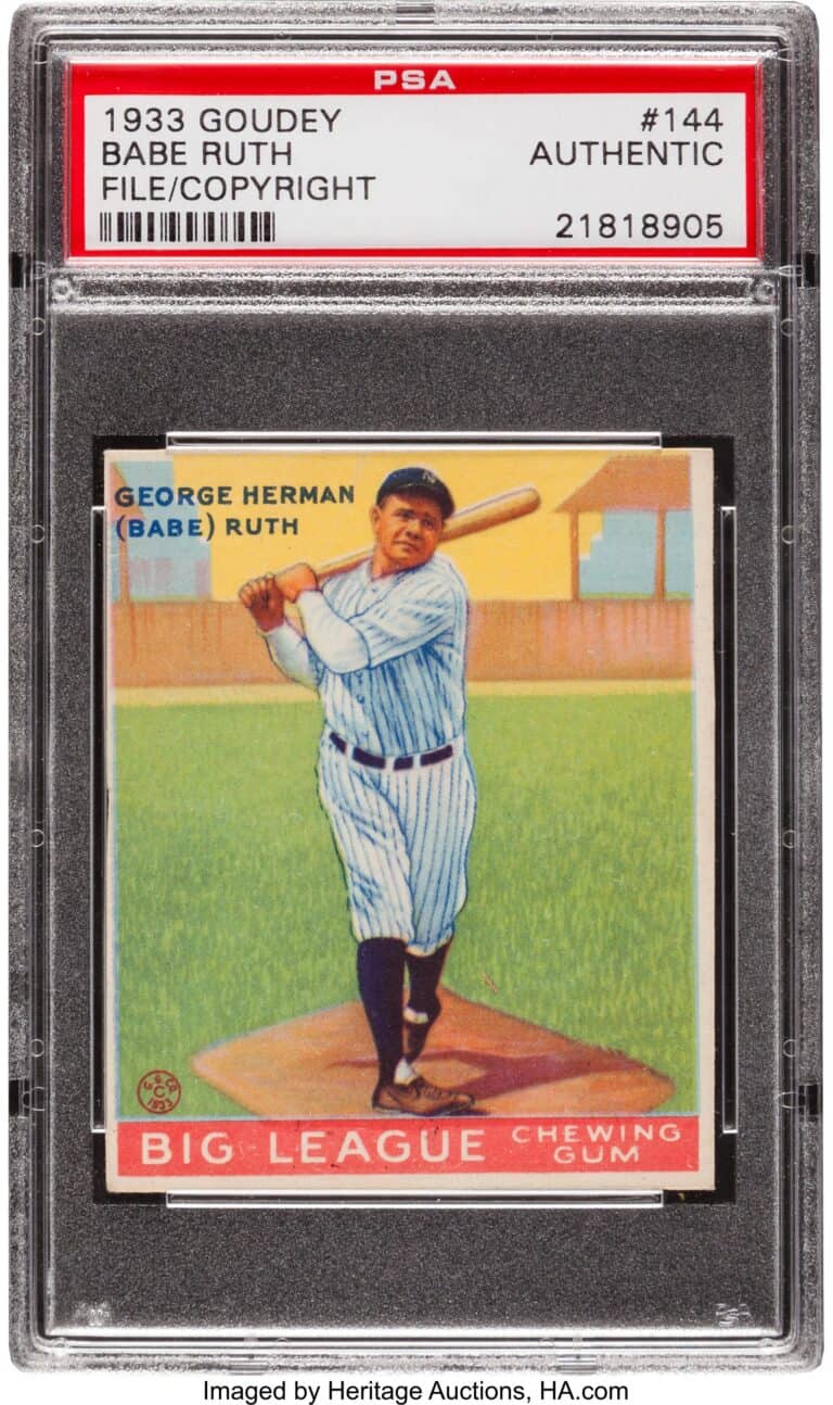 8 Most Expensive Babe Ruth Cards Ever Sold Rarest Org