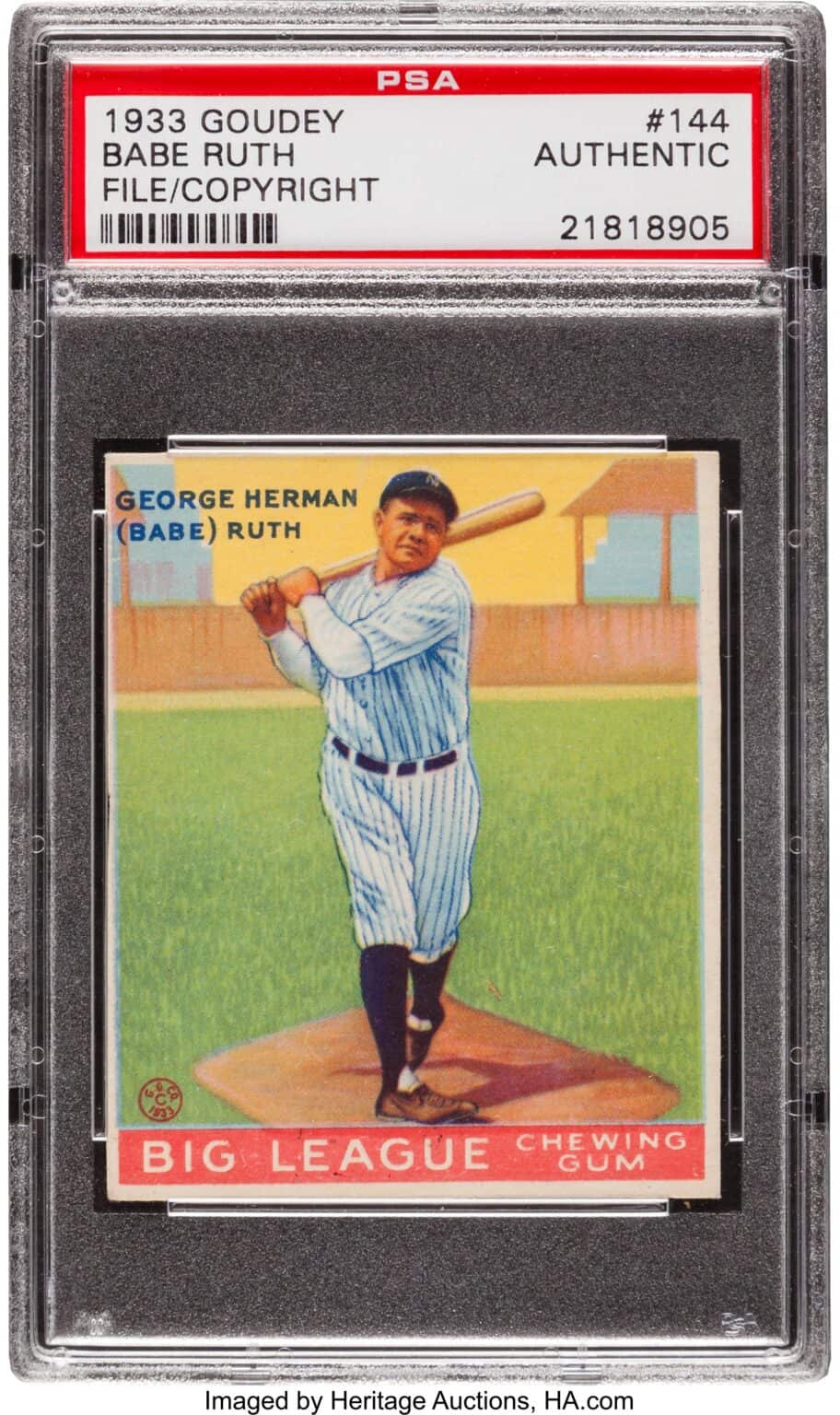 Most Expensive Babe Ruth Cards Ever Sold Rarest Org