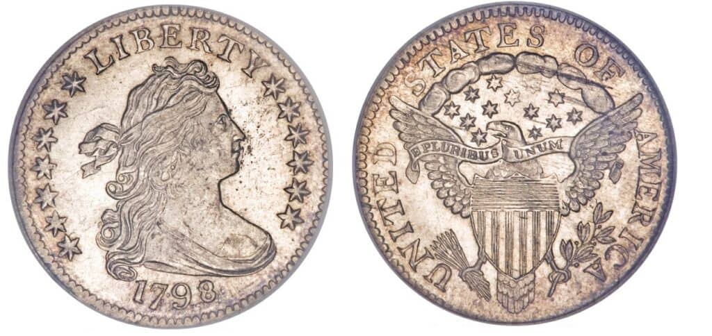 1798 Small 8 Draped Bust Dime