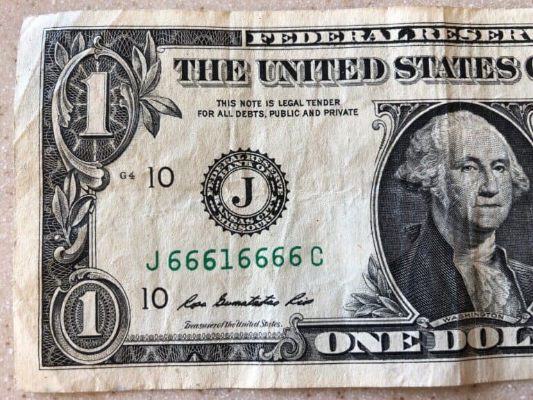 1958 1 Dollar Bill Value