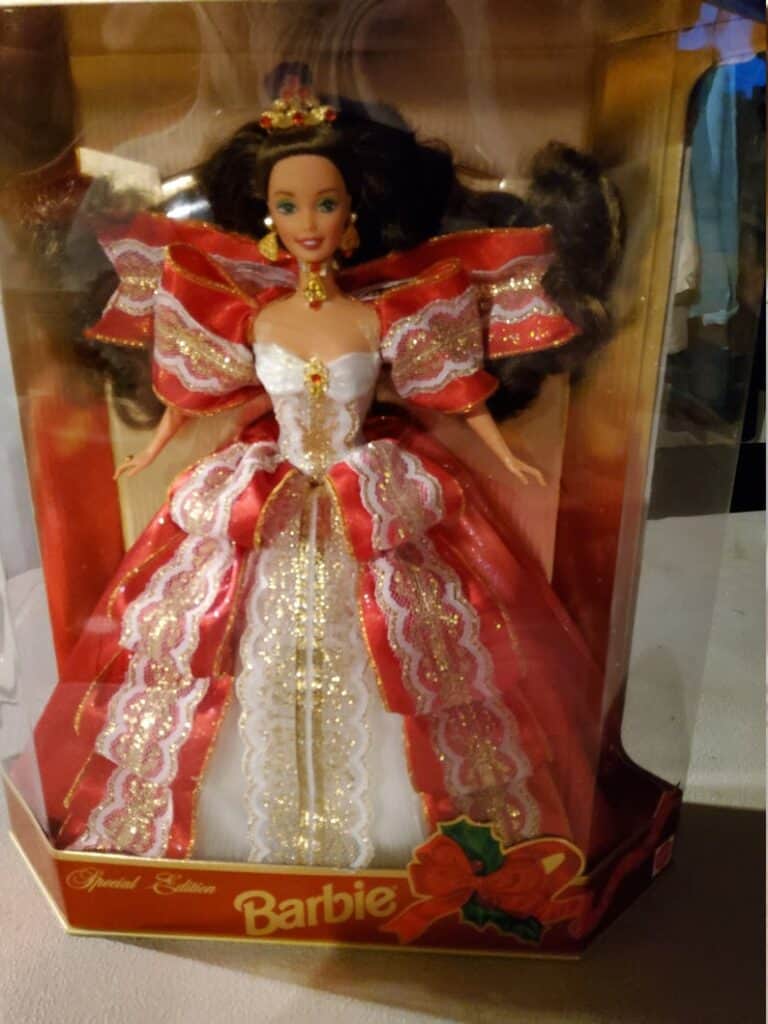1997 Misprint 10th Anniversary Holiday Barbie