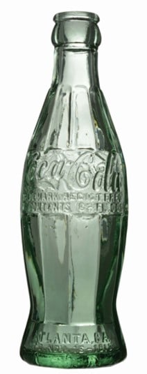 Coca-Cola Root Glass Co. Botella prototipo modificada