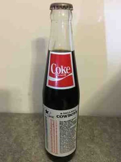  Dallas Cowboys Coke Bottle