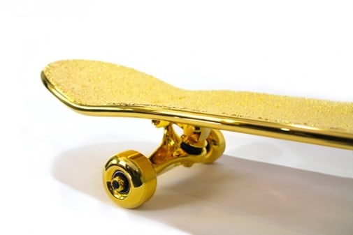 The Golden Skateboard