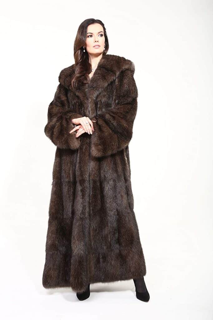 Real Russian Sable Long Fur Coat