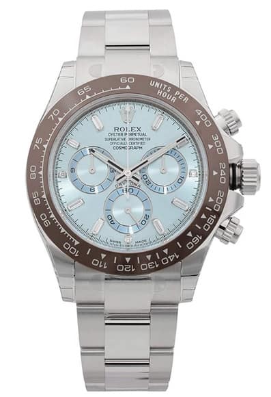 Rolex Oyster Perpetual Cosmograph Daytona Ice Blue Dial Automatic Mens Chronograph Watch