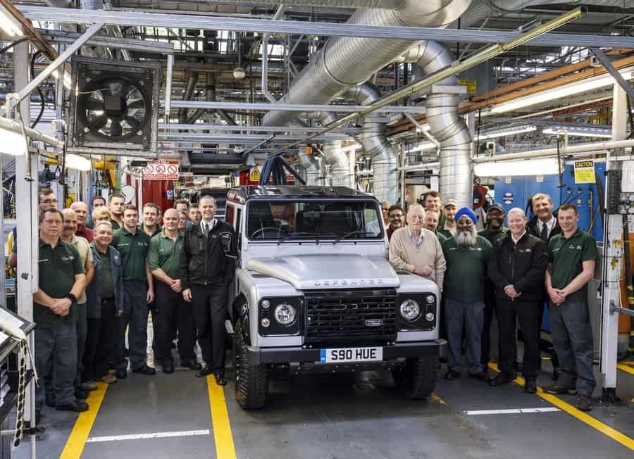 The 2,000,000th Land Rover Defender