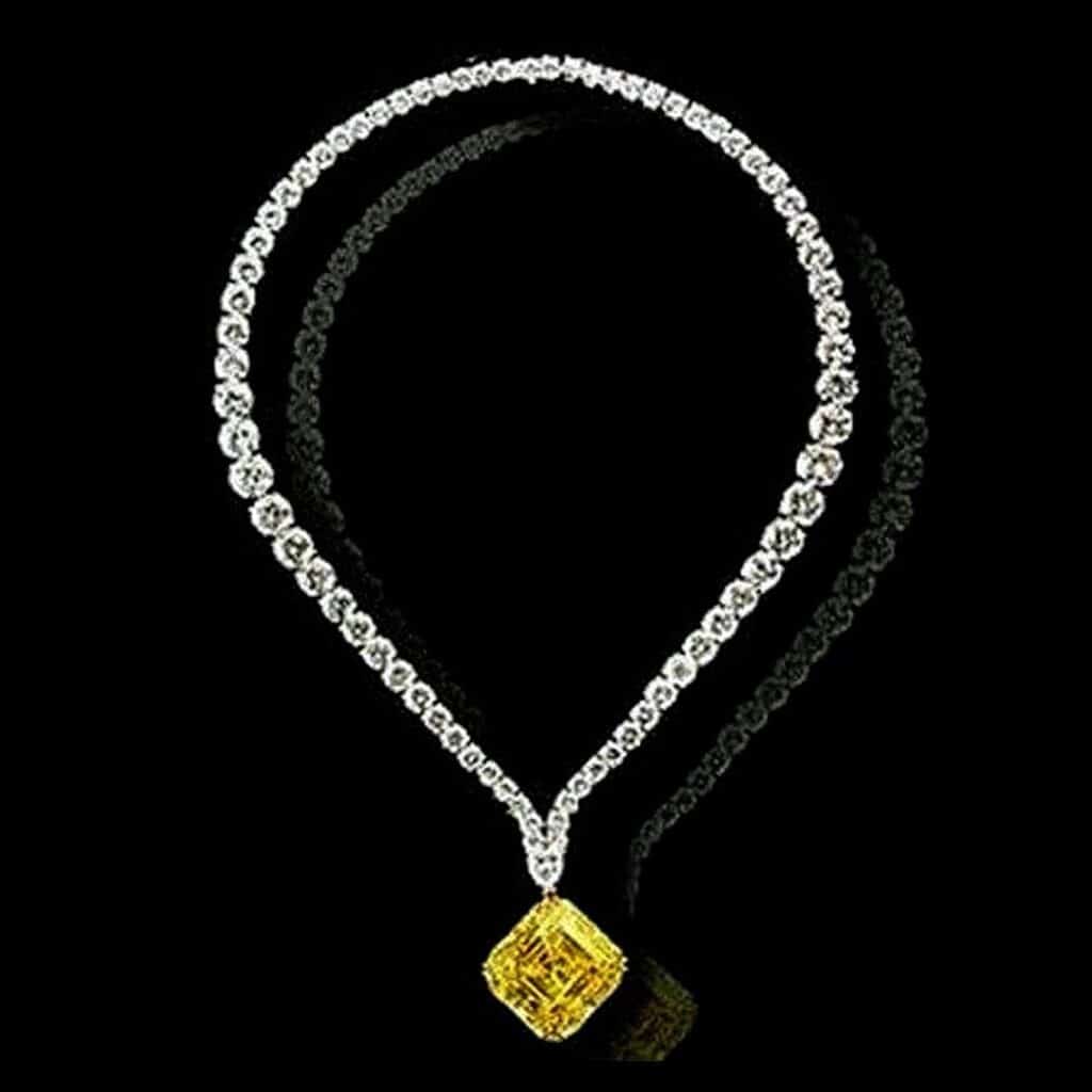 Leviev Yellow Diamond Pendant