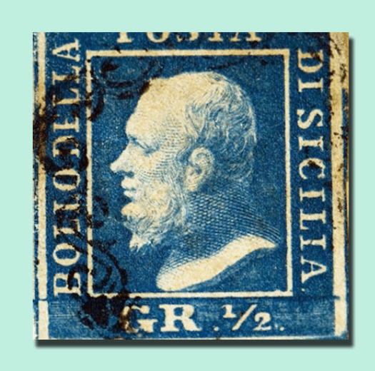 Sicilian Error of Color Stamp