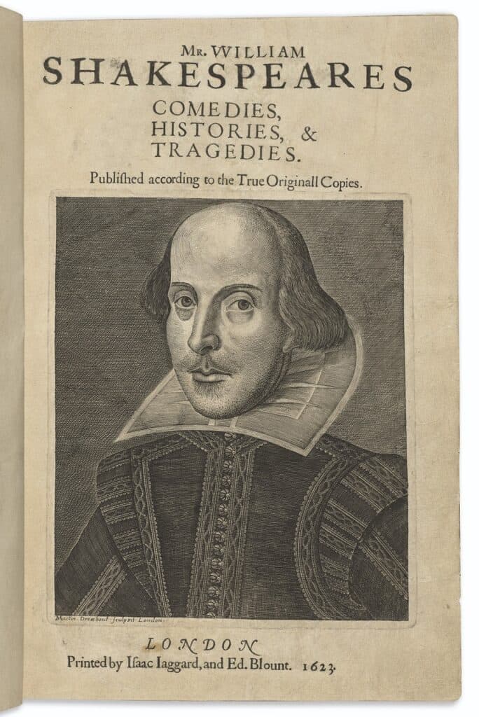 Mr. William Shakespeares Comedies, Histories & Tragedies (First Folio)