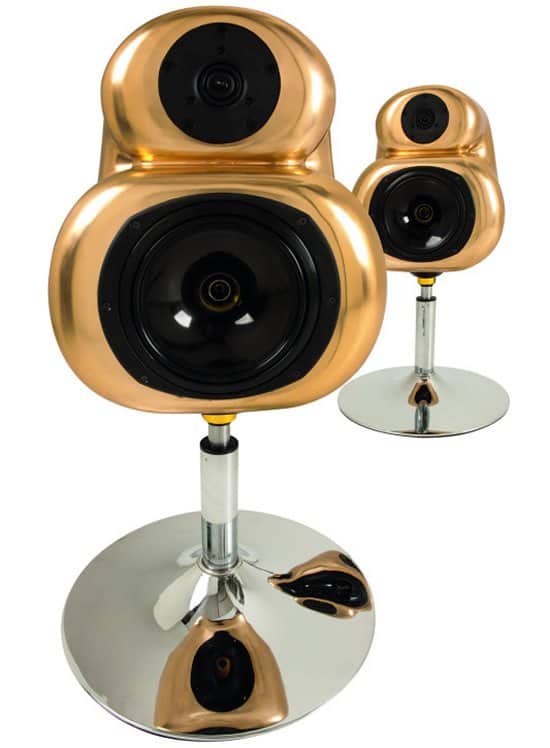 Hart’s Audio Speakers in Gold