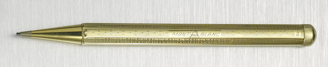 The Montblanc 14K Gold Pencil
