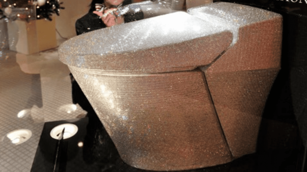 The Swarovski Crystal Toilet