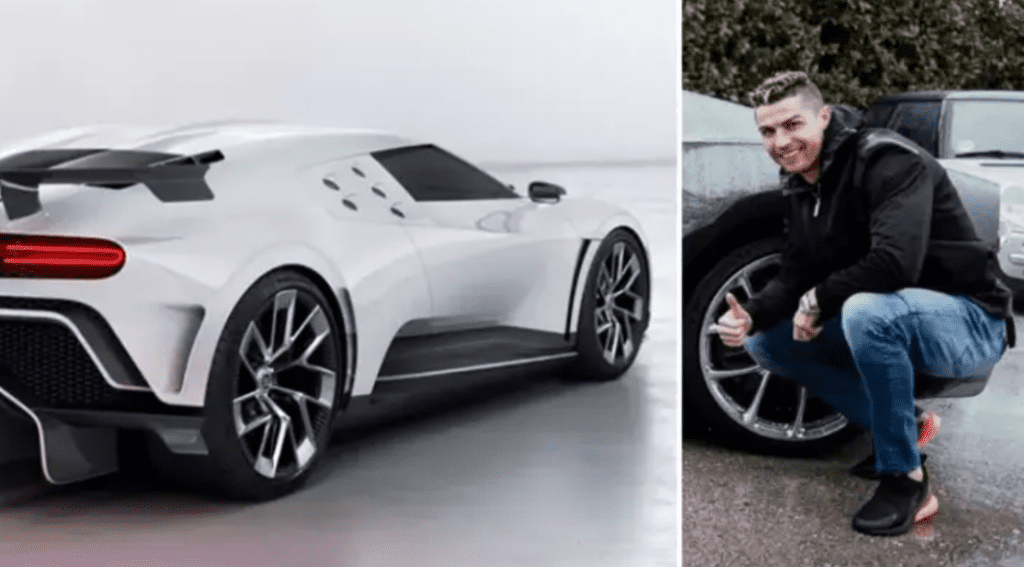 Cristiano Ronaldo and His Bugatti Centodieci