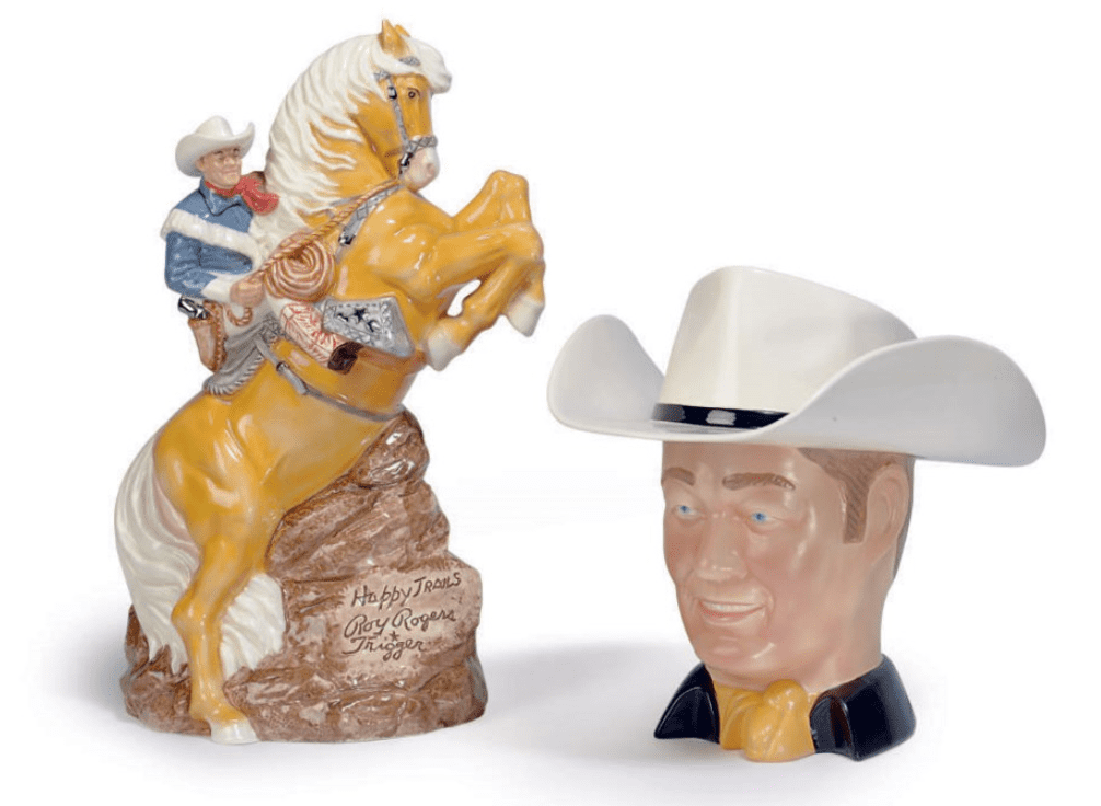 Roy Rogers and Trigger Cookie Jar Set