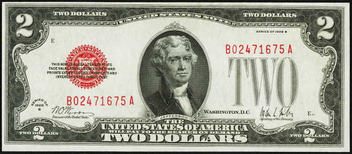 $2 Red Seal Star Note