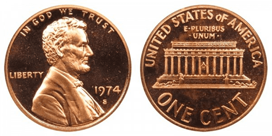 1974 S Penny