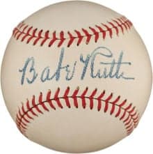 The “Best Known” Babe Ruth Baseball