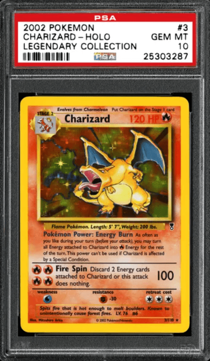 Charizard-Holo From the Legendary Collection