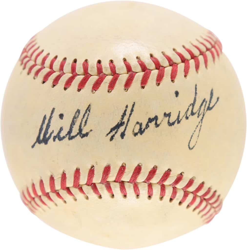William Harridge Single-Signed Baseball 