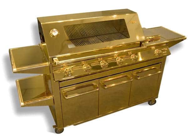 Gold-Plated Deluxe BeefEater Gas Grill