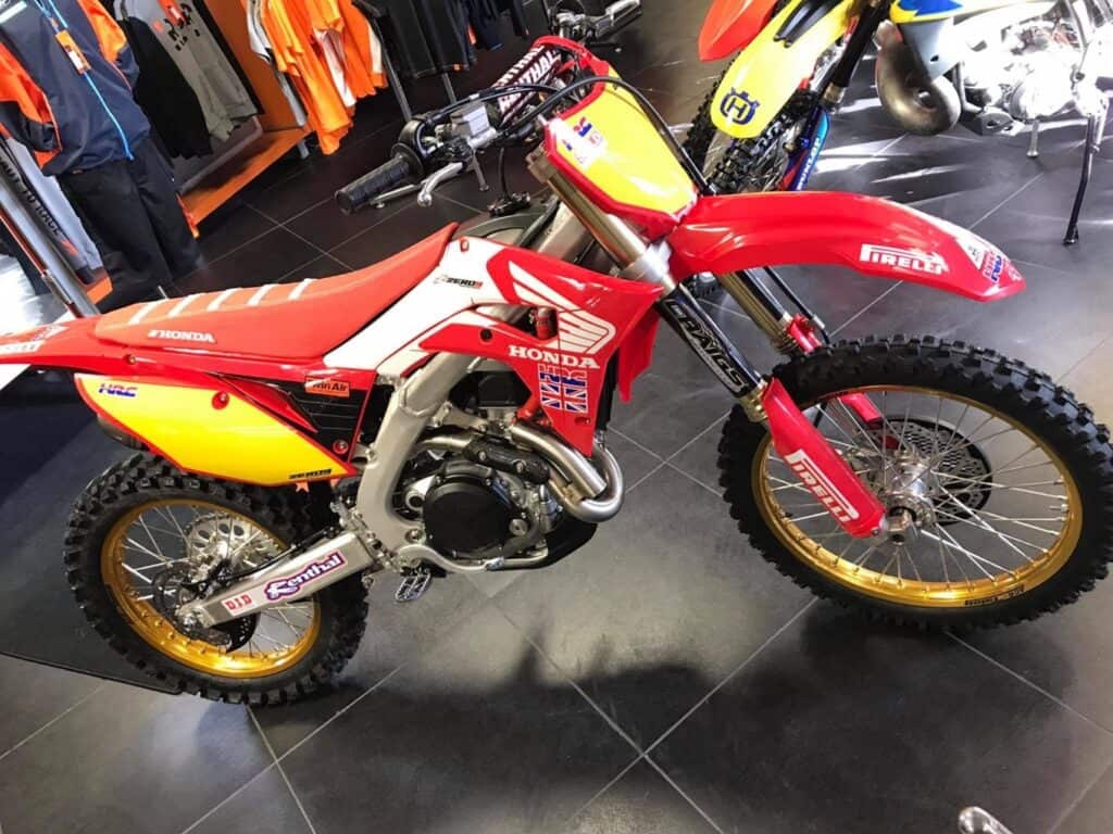 The most shop expensive dirt bike