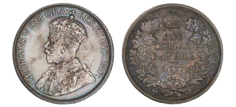 1911 Canadian Silver Dollar