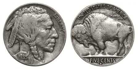1935 S-Buffalo Nickel