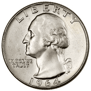 1964 Quarter With No Mint Mark
