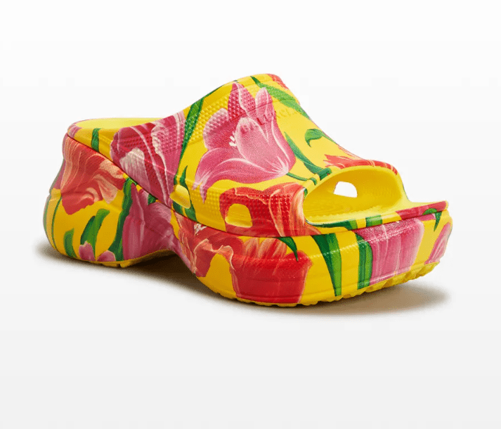 Crocs Tulip Platform Slide Sandals