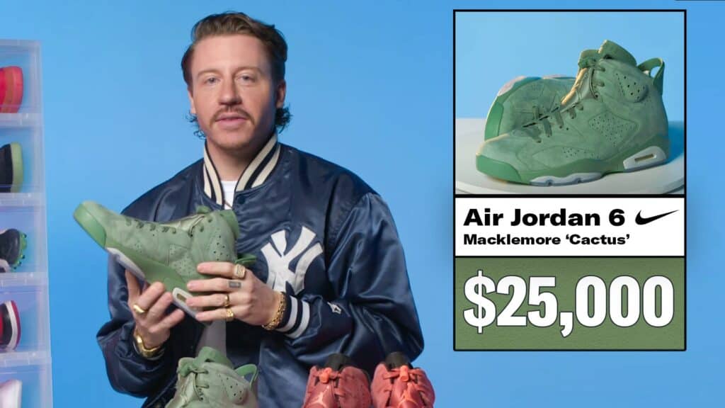Macklemore’s Air Jordan 6 (Cactus)