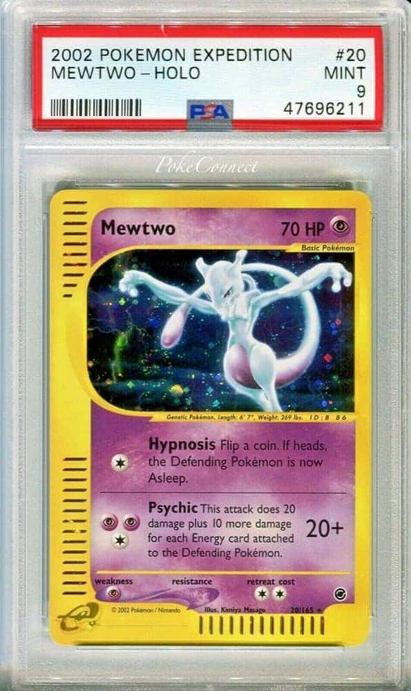 Expedition Mewtwo Pokémon Card Holographic