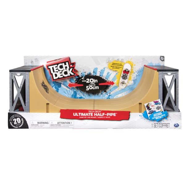 Tech Deck - Ultimate Half-Pipe Ramp with Exclusive Finger Board