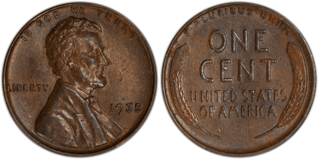 1935 Double Die Wheat Penny
