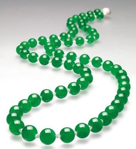 Doubly Fortunate Necklace Imperial Jade
