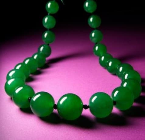 Imperial Green Jade Necklace