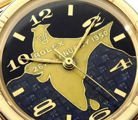Indian Republic Day Gold Rolex Oyster