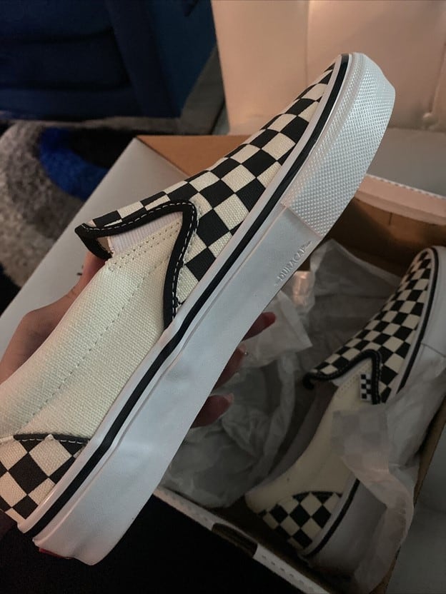 Vans Checkerboard Skate Slip-On Skating Shoes Z