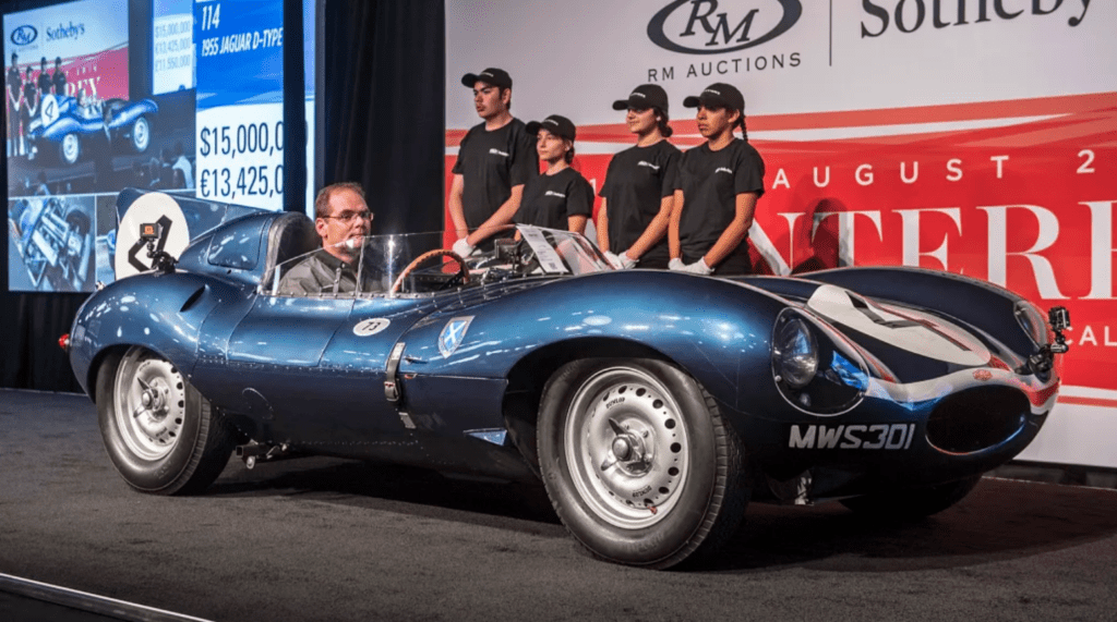 The 1955 D-Type Jaguar Le Mans Winner