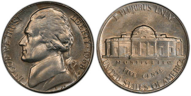 1968 Jefferson Nickel
