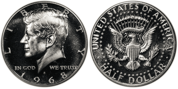 1968-S Half Dollar