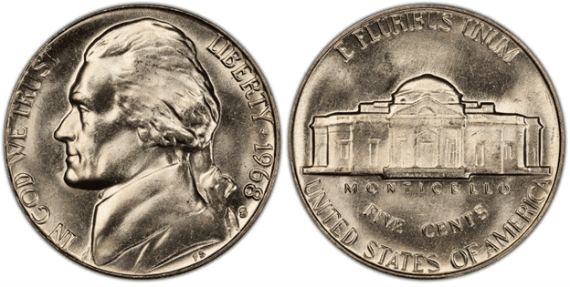 1968 S Nickel