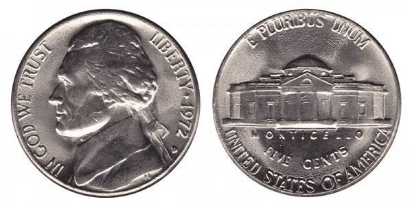 1972 D Nickel