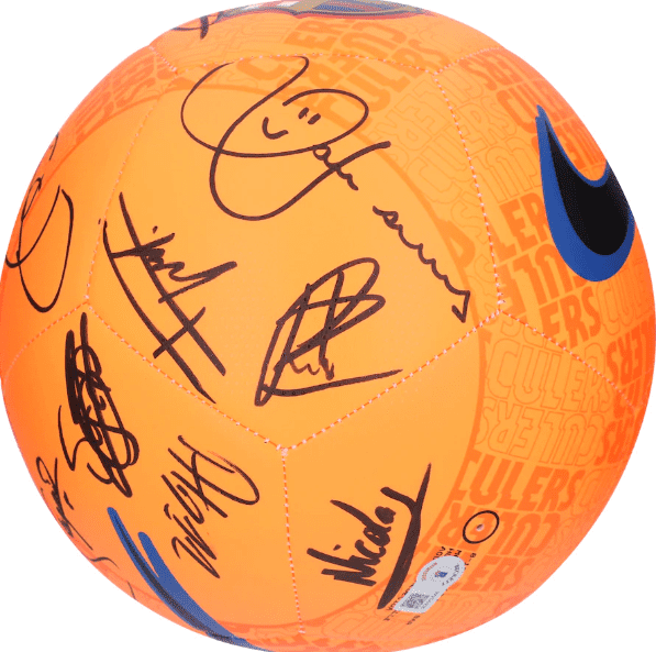 Barcelona Autographed Soccer Ball