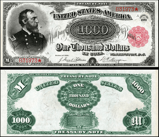 1891 Treasure Note