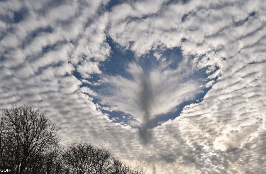 Fallstreak Hole Clouds