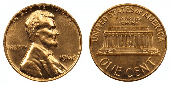 1968 Penny With No Mint Mark