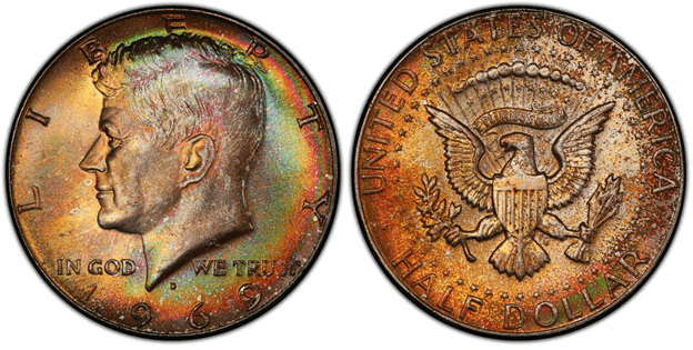 1969 D Half Dollar