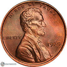 1969 Penny With No Mint Mark