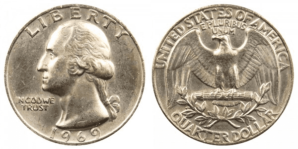 1969 Quarter With No Mint Mark